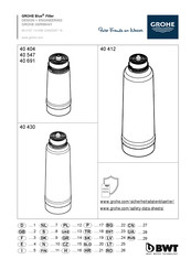 Grohe Blue 40 430 Manual De Instrucciones