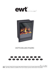 EWT OPTIFLAME VIOTTA DELUXE VTA20RC Manual De Instrucciones