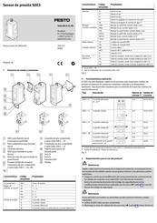 Festo SDE3 D Serie Instrucciones De Utilizacion