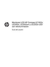 HP Compaq LE1902x Guia Del Usuario