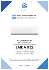 Airo LAIDA 12 INT Manual De Usuario E Instalacion