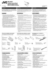 Jvc KD-AVX1 Manual De Instalación/Conexion