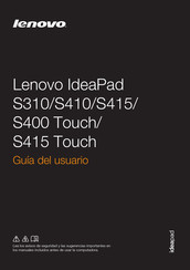 Lenovo IdeaPad S410 Guia Del Usuario