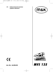 m&k 44.604.06 Instrucciones De Servicio