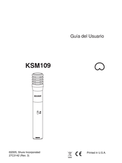 Shure KSM109 Guia Del Usuario