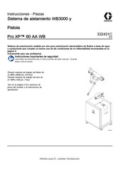 Graco Pro XP 60 AA WB Instrucciones - Piezas