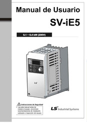 LS Industrial Systems SV-iE5 Manual De Usuario