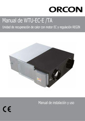 Orcon WTU-250-EC-E Manual De Instalacion Y Uso