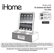 iHome iD85 Manual Del Usuario