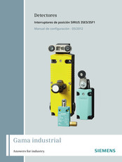 Siemens SIRIUS 3SF1 Manual De Configuración