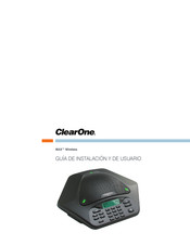 ClearOne MAX Wireless Guía De Instalación Y De Usuario