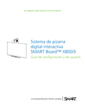 Smart Board X800i5 Guía De Configuración Y De Usuario