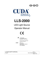 Cuda surgical LLS-2000 Manual De Uso