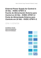 WEG KVDC-CFW11-2 Guia De Instalacion