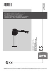 BFT E5 Manual Del Usuario