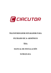 Circutor TSA-20 Manual De Instalación