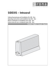 Sirona Dental USB-Box Instrucciones De Uso E Instalación