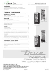 True GDM-23F-LD Manual De Instalación