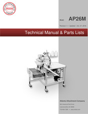 Atlanta Attachment Company AP26M Instrucciones De Instalación