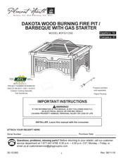 Pleasant Hearth OFG112SE Manual De Instrucciones