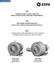 Espa HSC Serie Manual De Instalación, Operación Y Mantenimiento