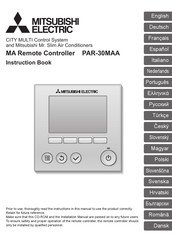 Mitsubishi Electric PAR-30MAA Manual De Instrucciones