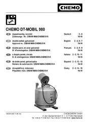 Chemo DT-MOBIL 980 Instrucciones De Montaje Y Manejo