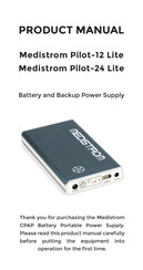 Medistrom Medistrom Pilot-24 Lite Manual Del Usuario