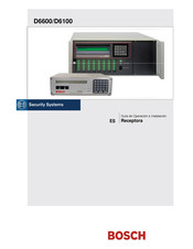 Bosch D6600 Guía De Operación E Instalación