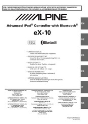 Alpine eX-10 Manual De Operación