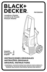 Black and Decker PW1300SW Manual De Instrucciones Originales