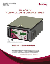 Ransburg MicroPak 2e Manual De Mantenimiento