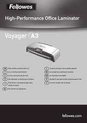 Fellowes Voyager A3 Manual De Instrucciones