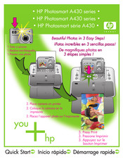 HP Photosmart A430 Serie Guia De Inicio Rapido