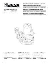 Jung Pumpen G3D-43 Manual De Instalación Y Del Operario