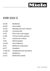 Miele KMB 5000 S Manual Del Usuario