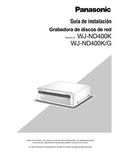 Panasonic WJ-ND400G Guia De Instalacion