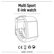 Xindao Multi Sport E-ink Manual De Instrucciones