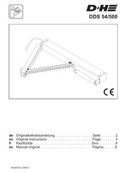 D+H DDS54/500 Manual Original