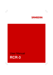 Sangean RCR-3 Manual Del Usuario