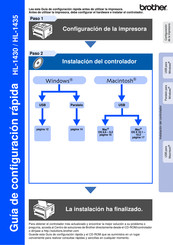 Brother HL-1430 Guía De Configuración Rápida