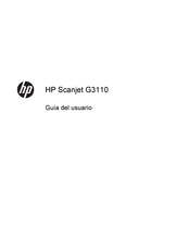 HP Scanjet G3110 Guia Del Usuario