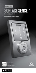 Schlage Sense Guia De Instalacion