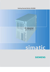 Siemens SIMATIC Box PC 840 Manual De Instrucciones