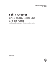 Bell & Gossett S10020 Manual De Instruccion