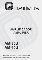 Opvimus AM-30U Manual De Instalación Y Funcionamiento