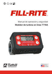 Tuthill Fill-Rite TT10A Serie Manual De Operación Y Seguridad