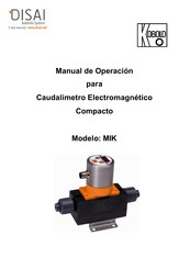 DISAI MIK- E14R Serie Manual De Operación