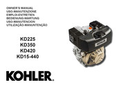 Kohler KD15-440 Manual Del Propietário
