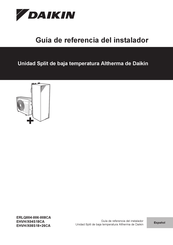 Daikin EHVX04S18CA Guía De Referencia Del Instalador